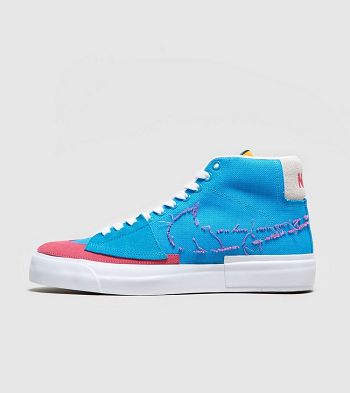 Botasky Nike SB Blazer Mid Edge Blazer Mid Edge - Panske Topanky Modre | XAZ-574692